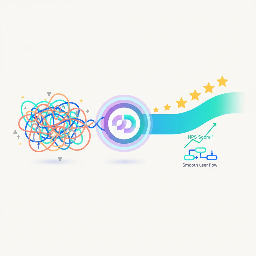 How to Improve Customer Experience for SMBs — portal dashboard concept