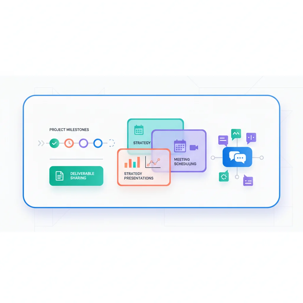 Client Portal for Consulting Firms — portal dashboard concept