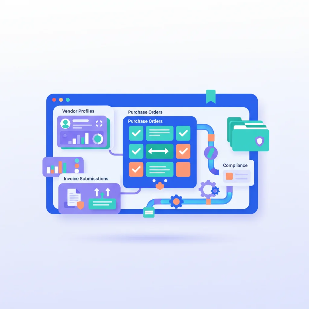 Vendor Portal Software & Supplier Portal Software: The B2B Buyer's Guide — portal dashboard concept